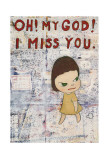 Oh! My God! I Miss You! c.2001 Prints by Yoshitomo Nara