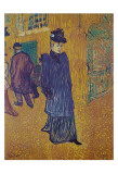 Jane Avril leaves the Moulin Rouge Kunstdrucke von Henri de Toulouse-Lautrec