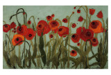 Poppyfield II Prints by Karen Tusinski