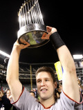 Texas Rangers v. San Francisco Giants, Game 5:  Buster Posey Photographic Print by Ronald Martinez
