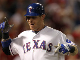 San Francisco Giants v Texas Rangers, Game 3: Josh Hamilton Photographic Print by Ronald Martinez