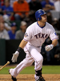 San Francisco Giants v Texas Rangers, Game 3: Mitch Moreland Photographic Print by Ronald Martinez