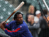 Texas Rangers v San Francisco Giants, Game 2: Vladimir Guerrero Photographie par Justin Sullivan