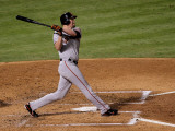 San Francisco Giants v Texas Rangers, Game 4: Aubrey Huff Photographic Print by Stephen Dunn