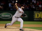 San Francisco Giants v Texas Rangers, Game 4: Brian Wilson Photographic Print by Elsa .