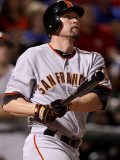 San Francisco Giants v Texas Rangers, Game 4: Aubrey Huff Photographic Print by Christian Petersen