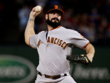 San Francisco Giants v Texas Rangers, Game 4: Brian Wilson Photographic Print by Elsa .