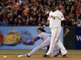 Texas Rangers v San Francisco Giants, Game 2: Elvis Andrus Photographie par Justin Sullivan
