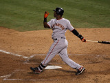 Texas Rangers v. San Francisco Giants, Game 5:  Edgar Renteria Photographic Print by Stephen Dunn