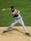San Francisco Giants v Texas Rangers, Game 4: Brian Wilson Photographic Print by Ronald Martinez