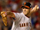 San Francisco Giants v Texas Rangers, Game 4: Madison Bumgarner Photographic Print by Christian Petersen