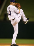 Texas Rangers v. San Francisco Giants, Game 5:  Cliff Lee Photographic Print by Doug Pensinger