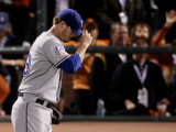 Texas Rangers v San Francisco Giants, Game 2: Mark Lowe Photographic Print by Elsa .