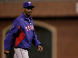 Texas Rangers v San Francisco Giants, Game 2: Ron Washington Photographic Print by Doug Pensinger