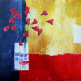 Phantasy in Red I Poster von Don Valenti