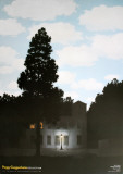L’Empire des Lumieres Plakater af Rene Magritte