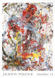 Number 31 Samlertryk af Jackson Pollock Number 31 Samlertryk af Jackson Pollock