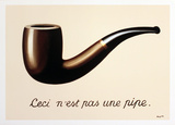 Esto no es una pipa Lámina por Rene Magritte Esto no es una pipa Lámina por Rene Magritte