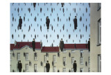 Golconde Posters par Rene Magritte