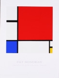Composition Sérigraphie par Piet Mondrian