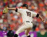 Matt Cain Game Two of the 2010 World Series Action Photo