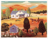 The Fruitful Land Affiches par Konstantine Rodko