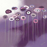 Purple Flowers I Poster by Lindsay Hill
