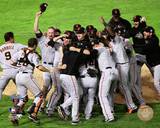 The San Francisco Giants Team Celebration Game Five of the 2010 World Series Photo