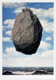 Le château des Pyrénées Kunst van Rene Magritte