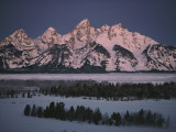 The Snowcapped Grand Tetons Photographie par Dick Durrance II