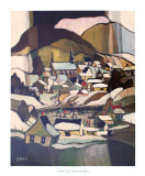 Ces Jeux Sur Glace Print by J.G Desrosiers