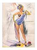 Do You Like the Hat Giclee Print by Elliott Freeman