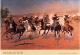 A Dash for Timber Affiches par Frederick Sackrider Remington