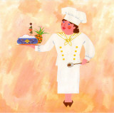 Chef Patronne Prints by L. Morales