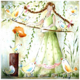 Fée du Printemps Posters by Joelle Wolff
