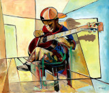 Little Musician Posters av Nathaniel Barnes