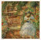 Sous Les Palmiers Print by Henri Labasque