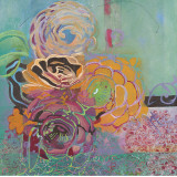 Bohemian Posies Poster par Jeanne Wassenaar