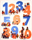 Números Pósters por Francis Wainwright Números Pósters por Francis Wainwright