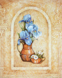 Vase of Flowers and Fresco Background IV Posters av C. Beneforti Vase of Flowers and Fresco Background IV Posters av C. Beneforti