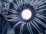 Physicist at Switchboard Sends High Voltage into a Fusion Chamber Photographie par B. Anthony Stewart