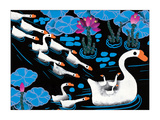 Fourteen Swans Giclee Print