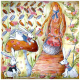 Fée d'Automne Prints by Joelle Wolff