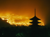 The Ancient, Historical  'Dead Grass Burning Event' That Kills Vermin Photographie par George F. Mobley