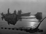 A Sardine Fleet Working Nets Off Eastport, Maine Photographie par Luis Marden
