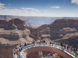 A View of the Skywalk over the Grand Canyon Photographie par John Burcham