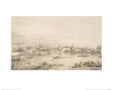 Hampton Court Bridge Giclee Print by Giovanni Antonio Canaletto