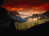 Sunset Photographed with a Red Filter Photographic Print by Nick Norman
