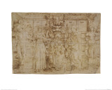 The Virgin and Child with Saints Reproduction procédé giclée par Cosmè Tura