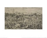The Battle at Oroï-Jalatu Giclee Print by Jacques-Philippe Le Bas